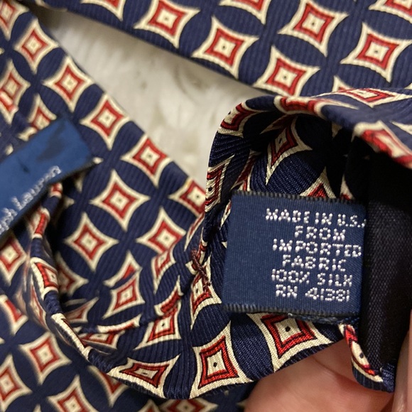 Polo By Ralph Lauren Man Tie made by hand 100%silk beautiful tie - Picture 6 of 11
